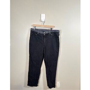 Abercrombie & Fitch Black Straight Leg Jeans